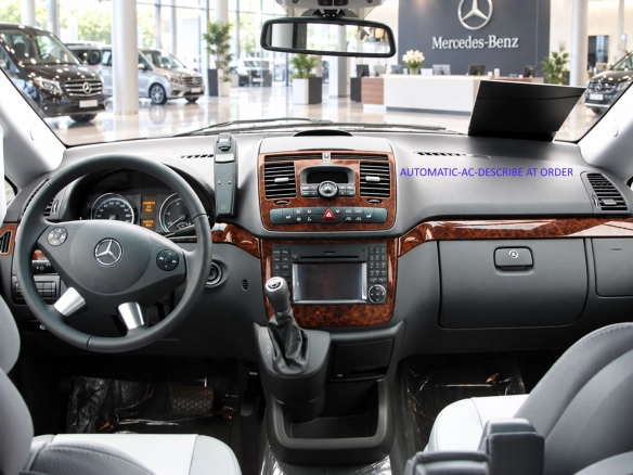 Mercedes Viano W639 2006-Actualidad kit 3D de molduras interiores para salpicadero 31 piezas