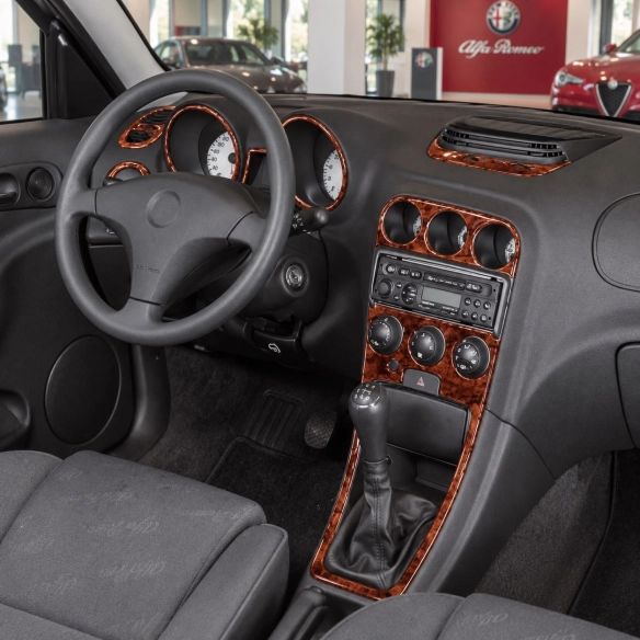 Alfa Romeo 156 1997-heden 3D interieur dashboard decoratieset dashboard decor 12-delen