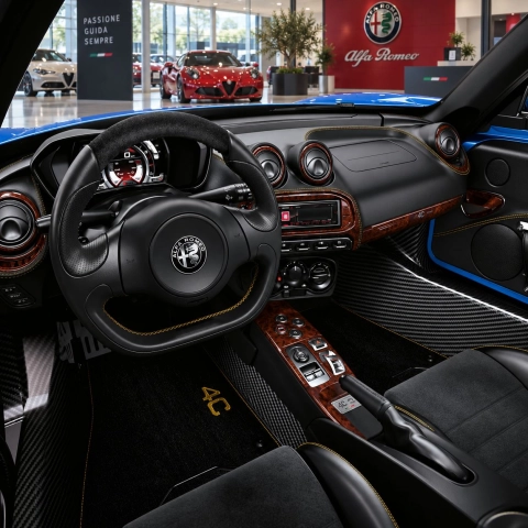 Alfa Romeo 4C Coupe 2014-2020 3D Interior Dashboard Trim Kit Dash Trim Dekor 35-Parts