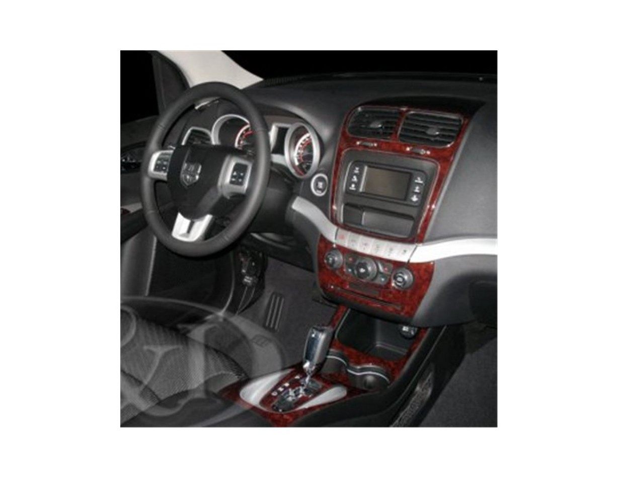 Fiat Freemont ab 2011 Kit Rivestimento Cruscotto all'interno del veicolo Cruscotti personalizzati 19-Decori