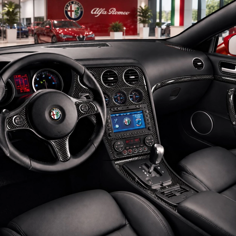 Alfa Romeo 159 2005-2011 3D Interior Dashboard Trim Kit Dash Trim Dekor 27-Parts