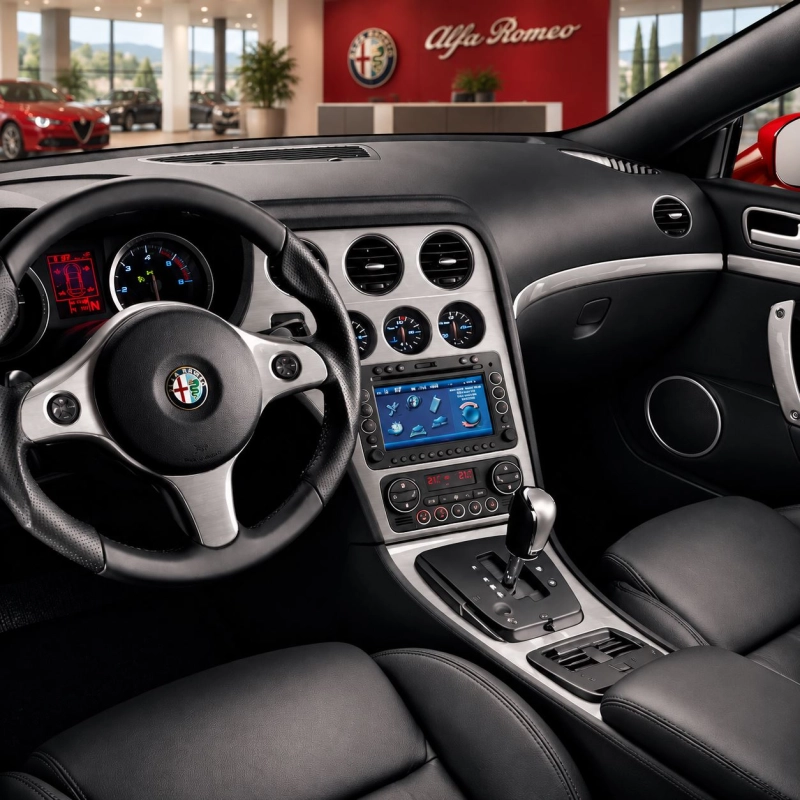 Alfa Romeo 159 2005-2011 3D interieur dashboard decoratieset dashboard decor 27-delen