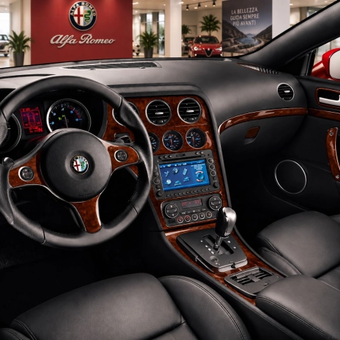 Alfa Romeo 159 2005-2011 3D Interior Dashboard Trim Kit Dash Trim Dekor 27-Parts