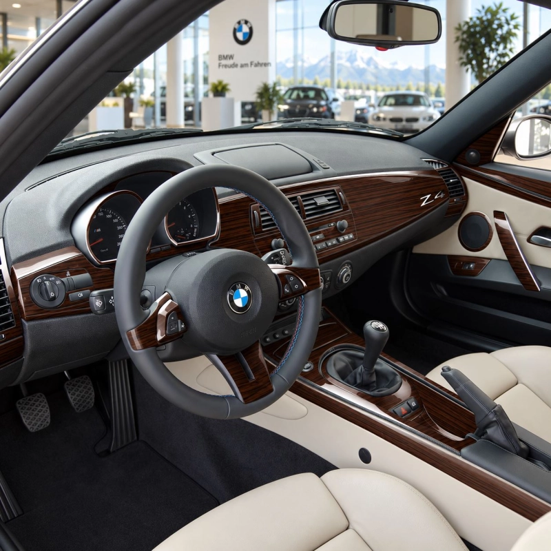 BMW Z4 E85 2003-2008 kit 3D de molduras interiores para salpicadero 54 piezas