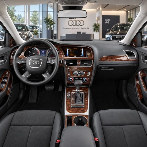 Audi A6 2005-2011 kit rivestimento cruscotto e interni 3D 25 pezzi 2