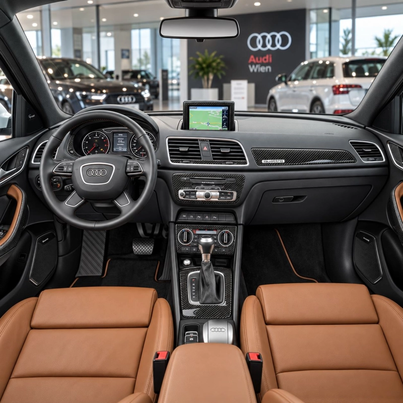 Audi Q3 ab 2015 kit 3D de molduras interiores para salpicadero 49 piezas