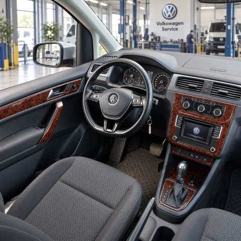 Volkswagen Caddy 2015-in poi kit rivestimento cruscotto e interni 3D 20 pezzi