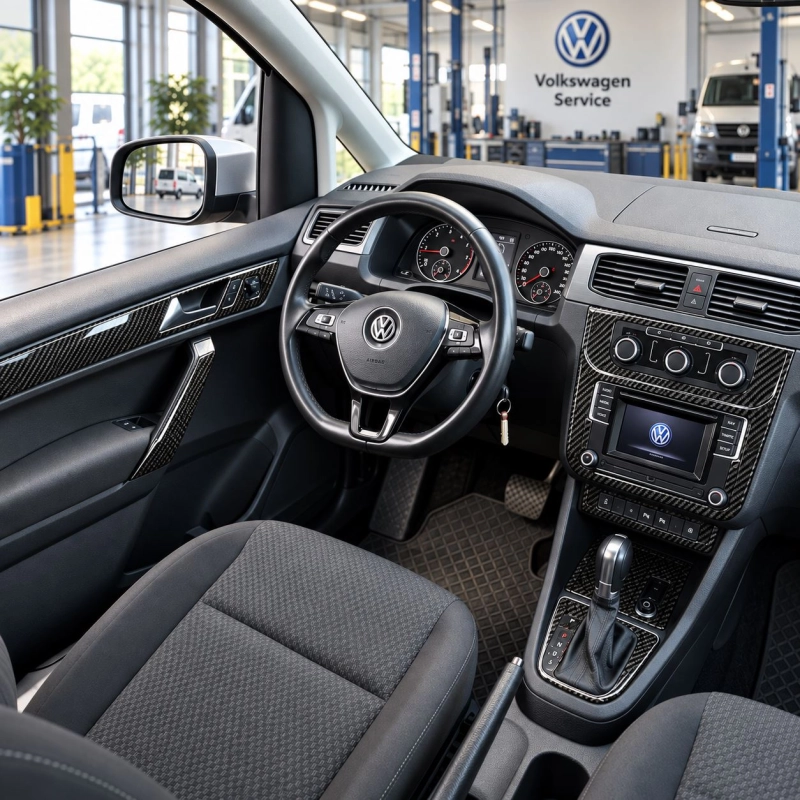 Volkswagen Caddy 2015 - à aujourd’hui 3D kit décoration intérieure tableau de bord 20 pièces