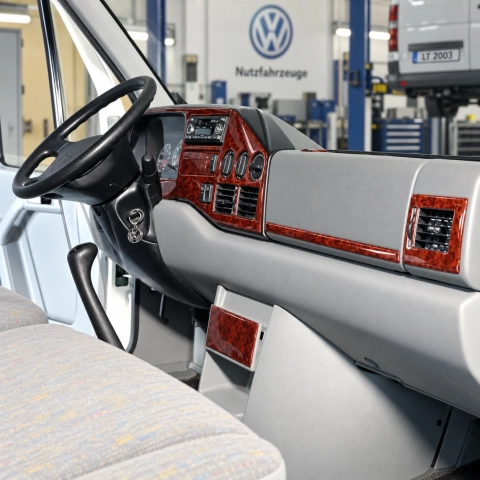Volkswagen LT 1995-2006 3D Interior Dashboard Trim Kit Dash Trim Dekor 17-Parts