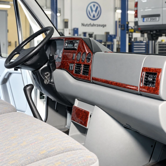 Volkswagen LT 1995-2006 kit 3D de molduras interiores para salpicadero 17 piezas