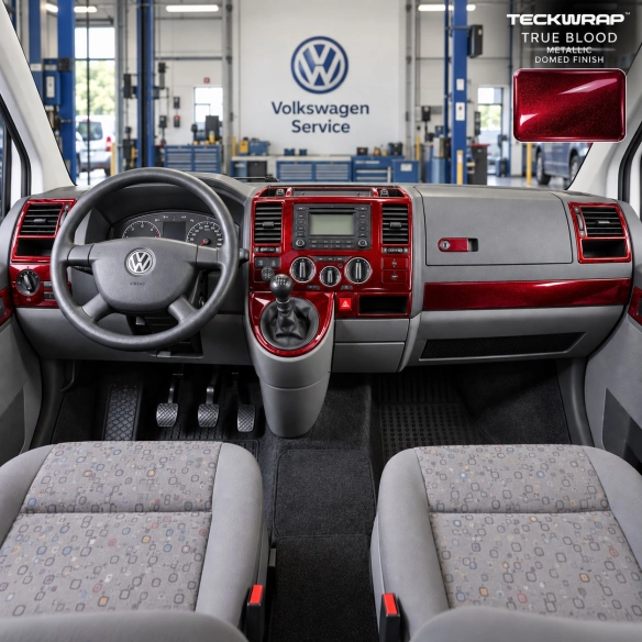 Volkswagen Transporter T5 2003-2009 3D interieur dashboard decoratieset dashboard decor 29-delen