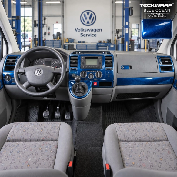 Volkswagen Transporter T5 2003-2009 3D interieur dashboard decoratieset dashboard decor 29-delen