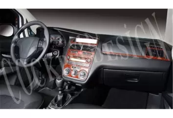 Fiat Linea 06.2007 3D Decor de carlinga su interior del coche 10-Partes