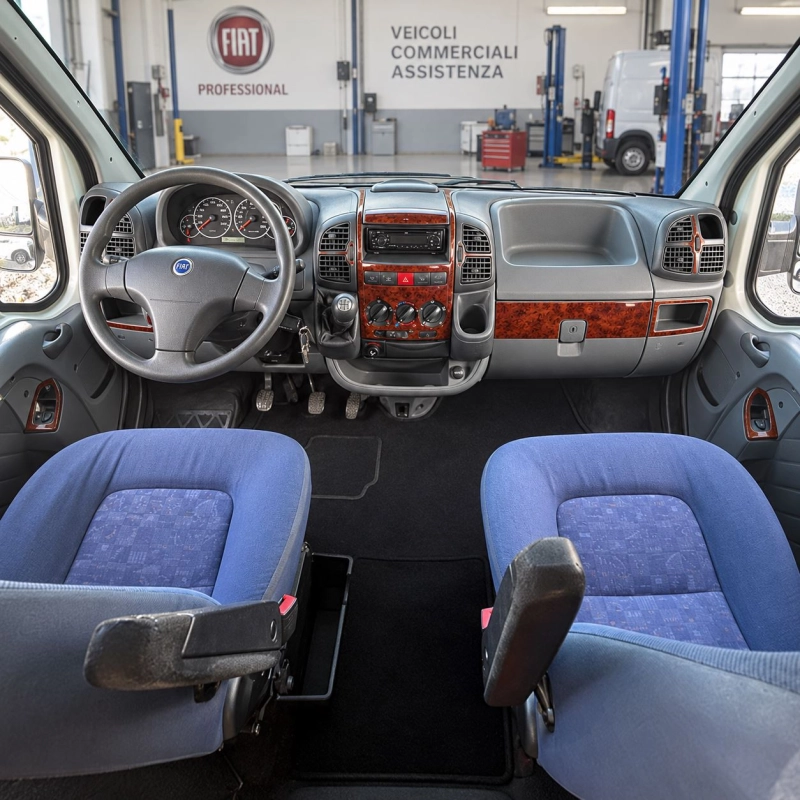 Fiat Ducato 2002-2006 kit rivestimento cruscotto e interni 3D 15 pezzi