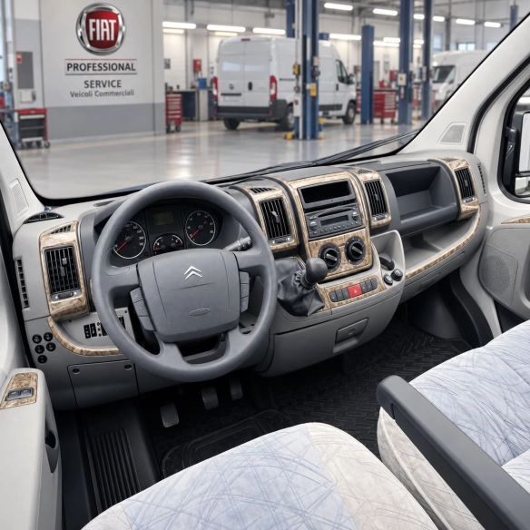 Peugeot Boxer 2006-in poi kit rivestimento cruscotto e interni 3D 20 pezzi