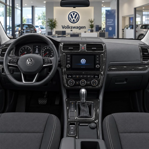 Volkswagen Scirocco 2013-heute 3D Cockpit Dekor Interieurleisten Set 16-teilig