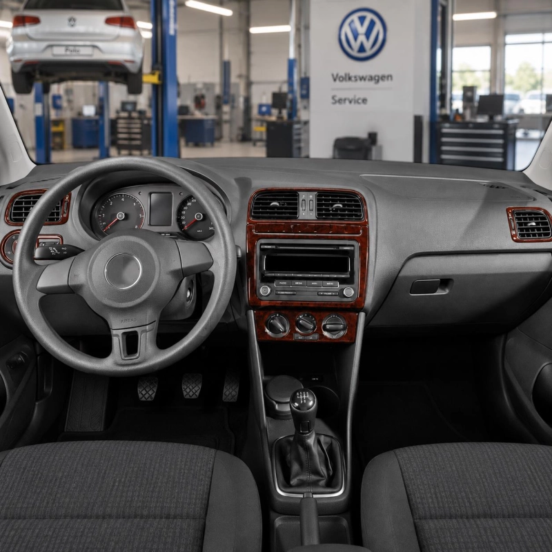 Volkswagen Polo 2009-heden interieur dashboard decoratieset dashboard decor
