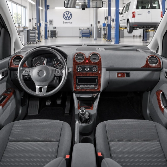 Volkswagen Caddy 2010 - à aujourd’hui 3D kit décoration intérieure tableau de bord 16 pièces