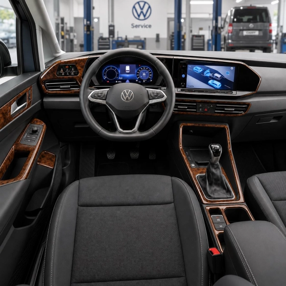 Volkswagen Caddy 2020 - à aujourd’hui 3D kit décoration intérieure tableau de bord 30 pièces