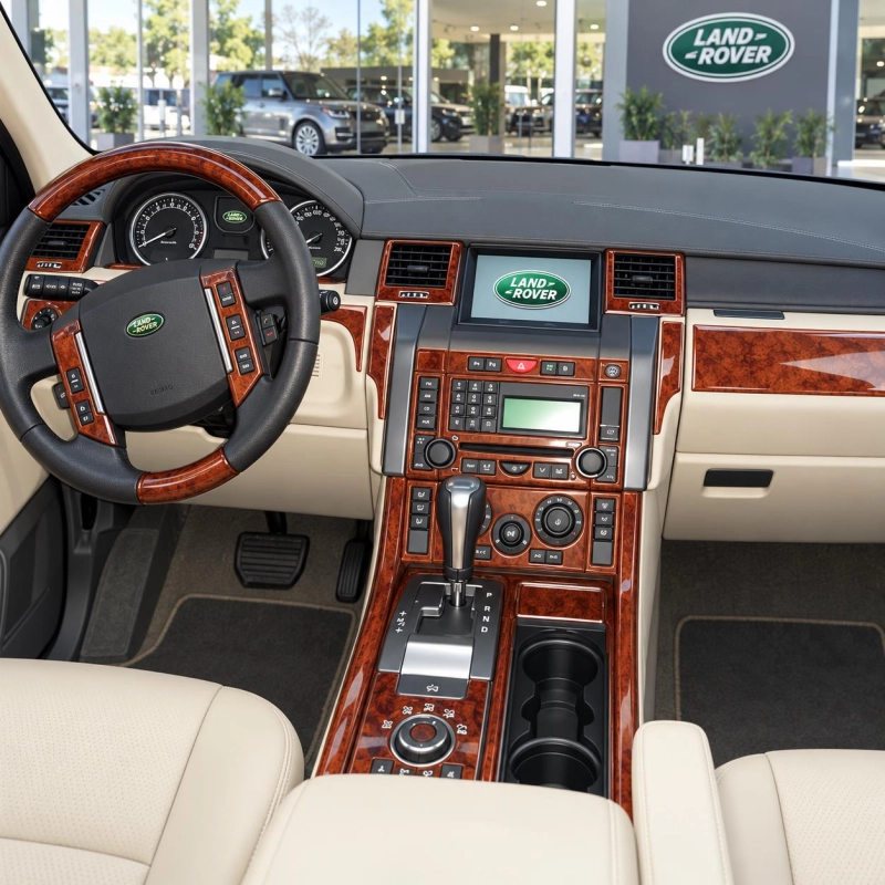 Land Rover Range Rover Sport 2006-2009 3D Interior Dashboard Trim Kit Dash Trim Dekor 76-Parts