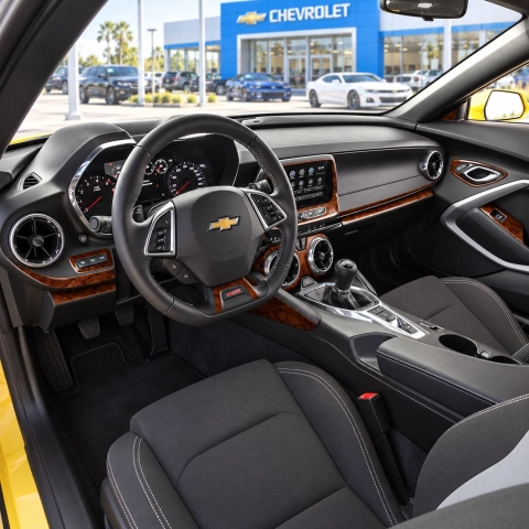 Chevrolet Camaro 2016-2024 kit rivestimento cruscotto e interni 3D 36 pezzi