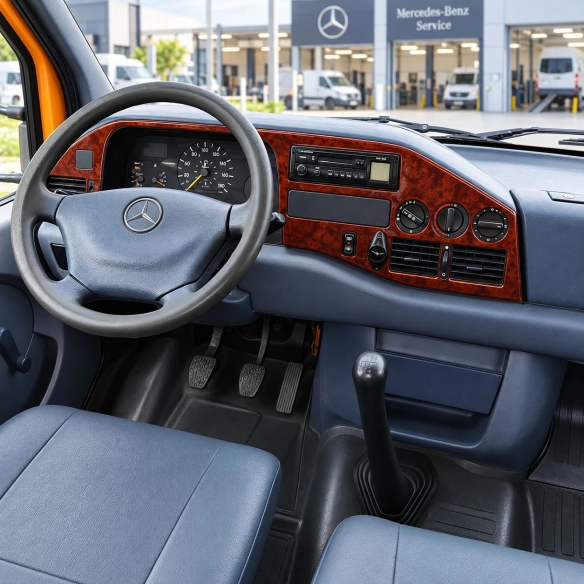Mercedes Sprinter W901 1995-2000 kit 3D d’habillage du tableau de bord 17 pièces