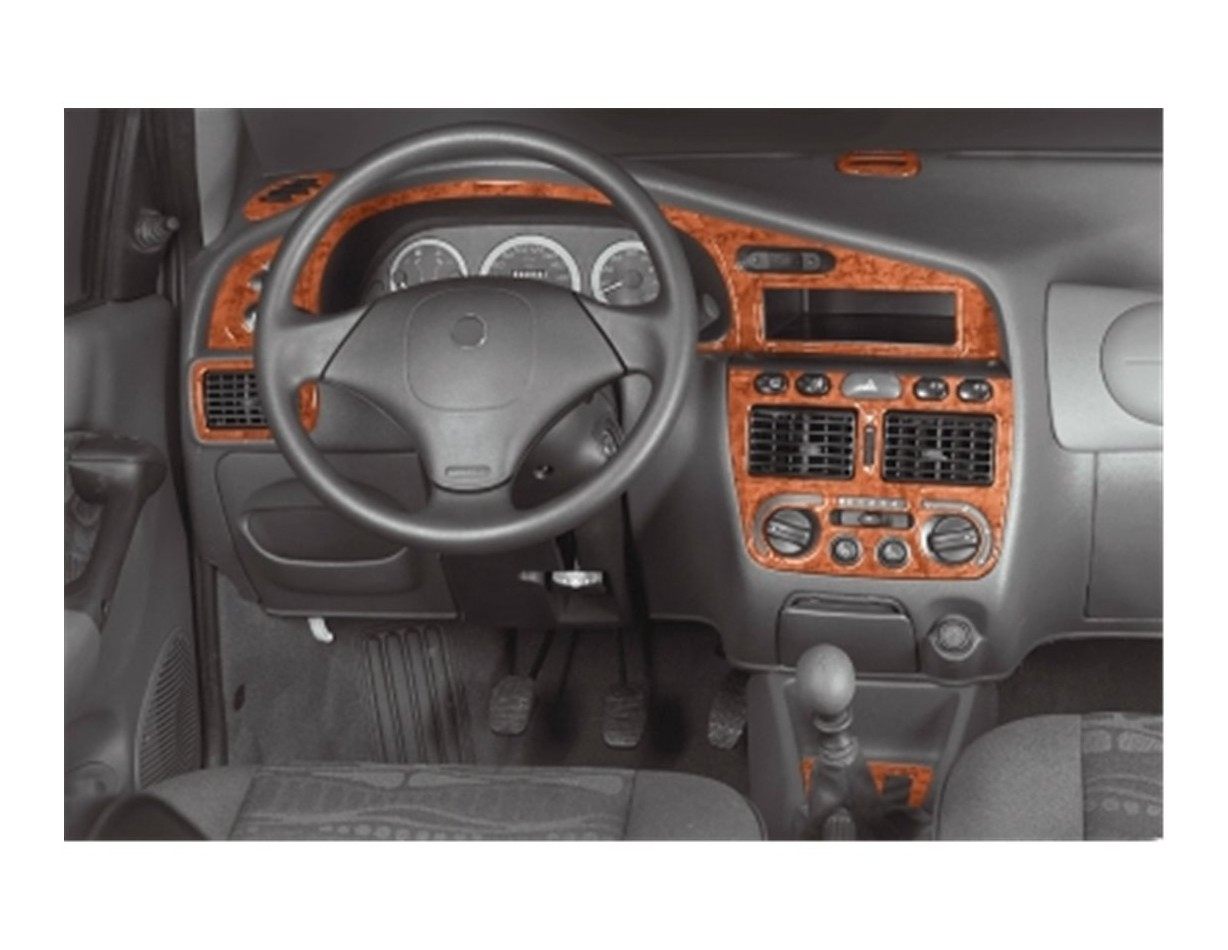 Fiat Palio-Siena 98-02 Mittelkonsole Armaturendekor Cockpit Dekor 13-Teilige - 1- Cockpit Dekor Innenraum
