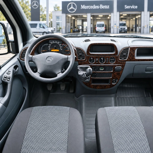 Mercedes Sprinter W903 2000-2006 3D-dashboarddecoratieset – 24 delen