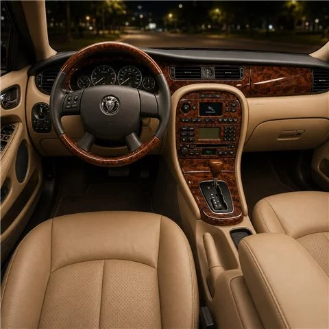 Jaguar X-Type 2003+ 3D dashboard sierlijstset