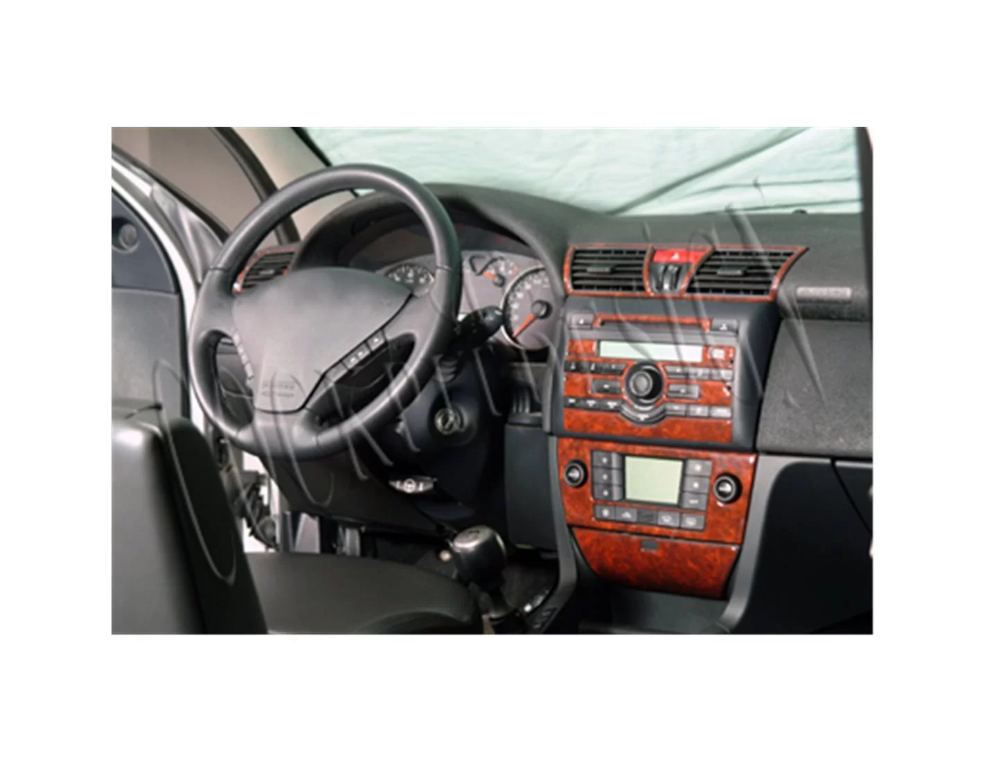 Fiat Stilo 03.2003 3M 3D Interior Dashboard Trim Kit Dash Trim Dekor 13-Parts