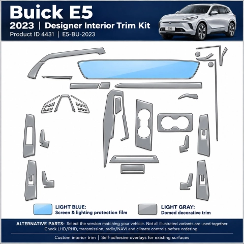 Buick E5 2023 – Designer Trim – Kit completo per interni
