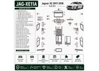 Jaguar XE 2017-2018 set completo kit cruscotto 3D, 43 pezzi