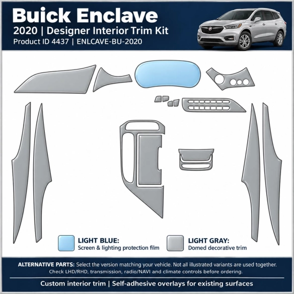 Buick Enlcave 2020 – Designer Trim – Kit completo per interni