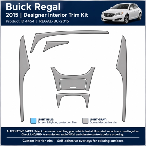 Buick Regal 2015 – Designer Interior Trim Kit – Full Set