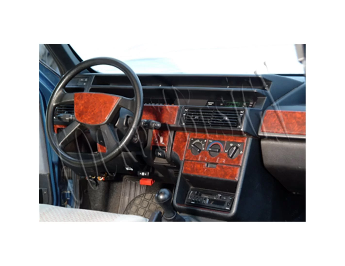Fiat Tempra 01.91-05.95 3M 3D Interior Dashboard Trim Kit Dash Trim Dekor 21-Parts