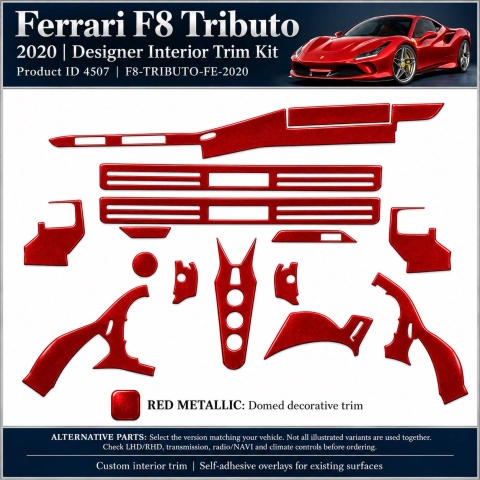 Ferrari 812 2020 – Designer Interior Trim Kit – Full Set