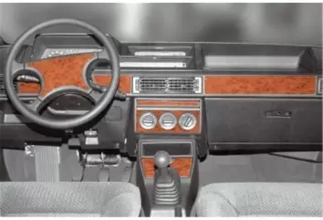 Fiat Tipo 01.91 - 05.95 3D Inleg dashboard Interieurset aansluitend en pasgemaakt op he 22 -Teile