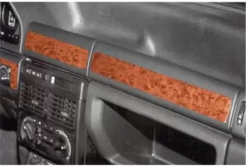 Fiat Uno 01.90-09.95 3D Decor de carlinga su interior del coche 8-Partes
