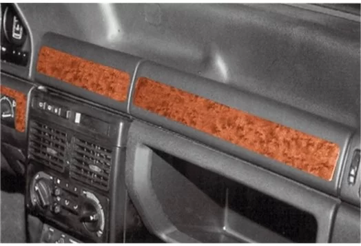 Fiat Uno 01.90-09.95 3D Decor de carlinga su interior del coche 8-Partes