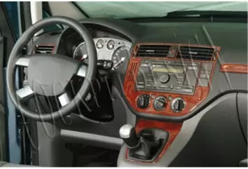 Ford C Max 01.04-09.10 3D Decor de carlinga su interior del coche 12-Partes