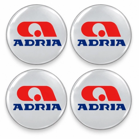 Adria Domed Wheel Centre Cap Stickers – 56 mm – Set of 4