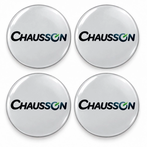 Chausson Domed Wheel Centre Cap Stickers – 56 mm – Set of 4