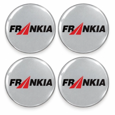 Frankia Domed Wheel Centre Cap Stickers – 56 mm – Set of 4
