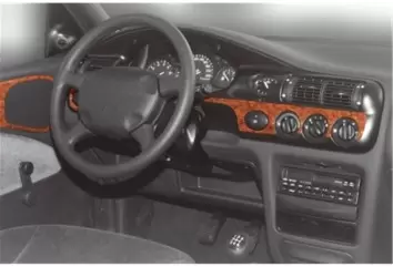 Ford Escord 02.95-02.00 3M 3D Interior Dashboard Trim Kit Dash Trim Dekor 12-Parts