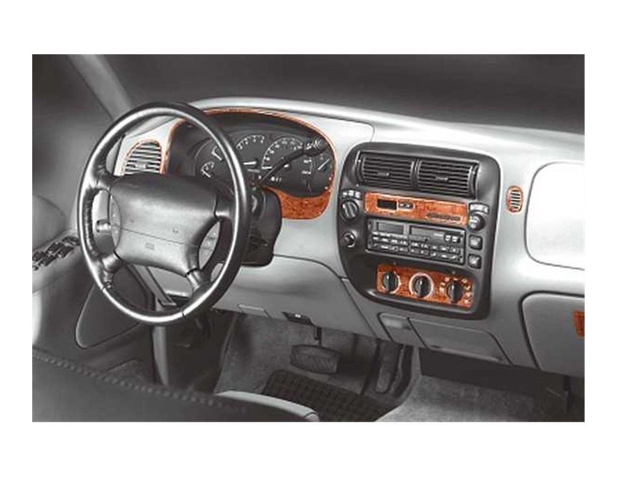 Ford Explorer 93-95 Kit la décoration du tableau de bord 16-Pièce - 1 - habillage decor de tableau de bord