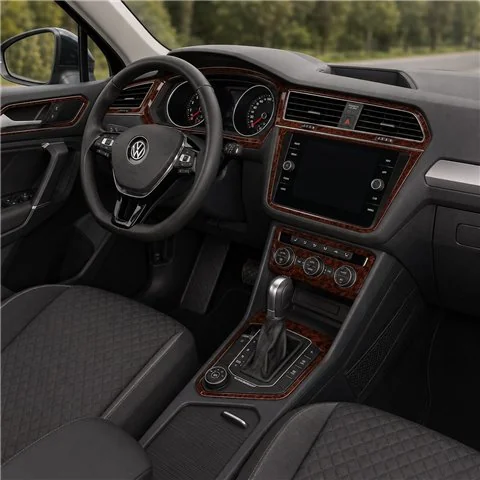 Volkswagen Tiguan 2018-2024 3D Armaturenbrett-Dekor-Set, 27 Teile