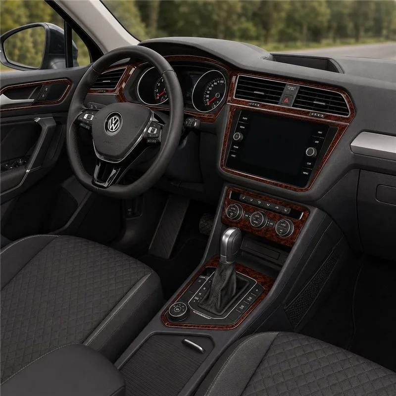 Volkswagen Tiguan 2018-2024 kit salpicadero 3D, 27 piezas