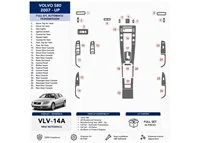 Volvo S80 2007+ Komplettset, Automatikgetriebe 3D Armaturenbrett-Dekor-Set