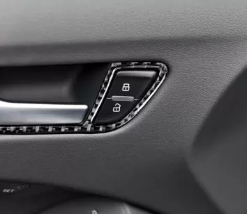 Audi A4 B8 Typ 8K 2009-2015 3D Inleg dashboard Interieurset aansluitend en pasgemaakt op he 13-Parts