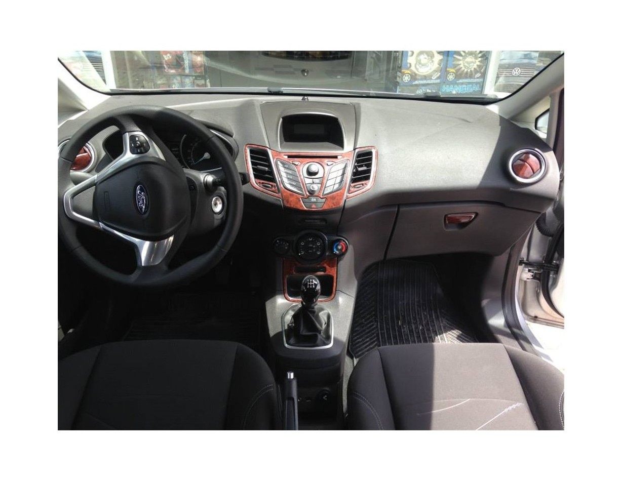 Ford Fiesta 10.2010 Kit Rivestimento Cruscotto all'interno del veicolo Cruscotti personalizzati 22-Decori